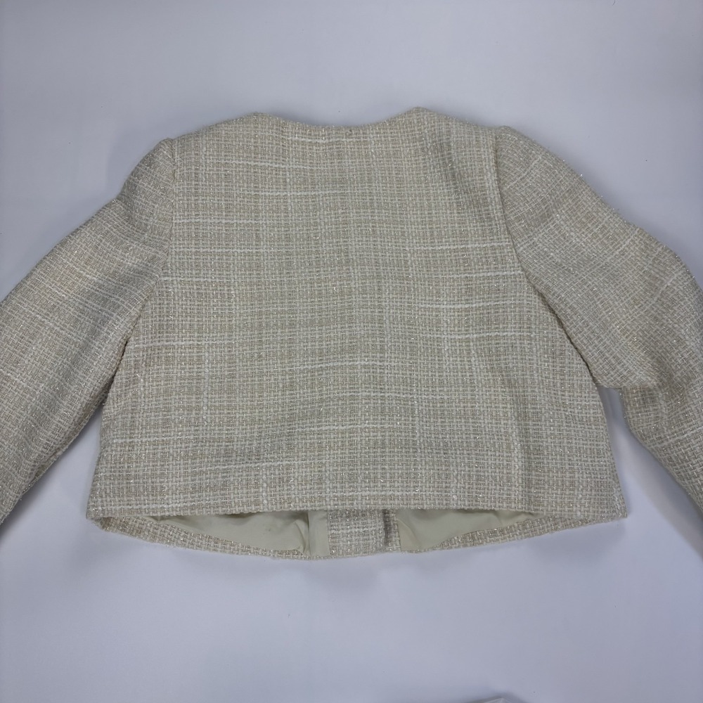 Rachel Zoe Girls Tweed Dress Jacket Set Size 7 Classic Luxe Outfit - Picture 6 of 12